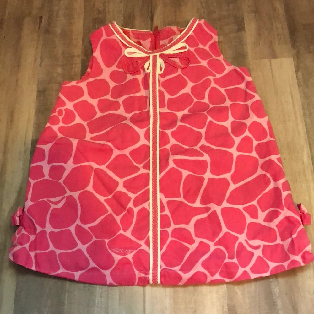 Lilly Pulitzer 18-24 months pink giraffe dress